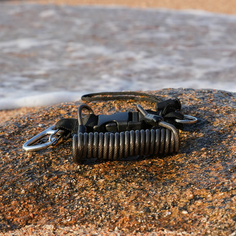 Divevolk Diving Coil Lanyard for Underwater Equipment Product Photo