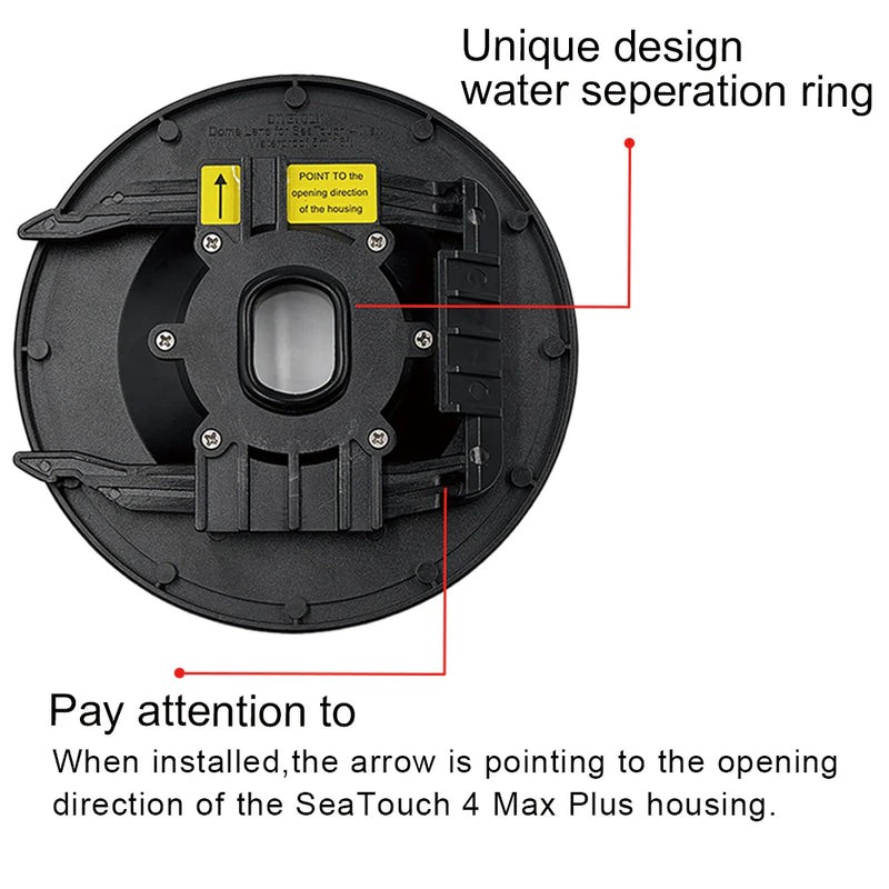 Divevolk Shallow Water Dome Lens for Split Shot Photography Product Photo