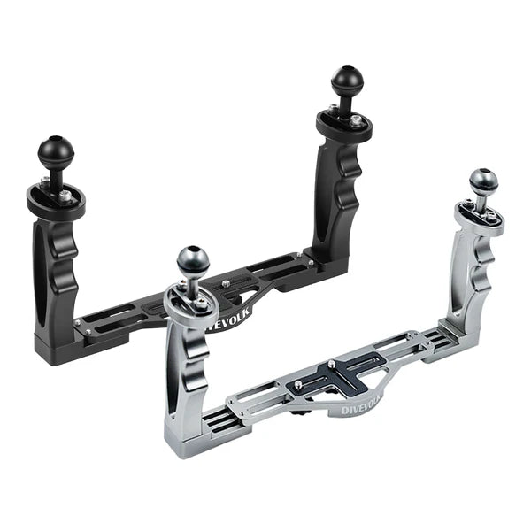 DIVEVOLK Dual Handle Tray for Smartphone and Action Camera Housings-Scuba Schools of America