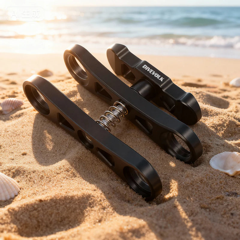 Divevolk Extended Ball Joint Clamp for Underwater Camera Rigs Product Photo