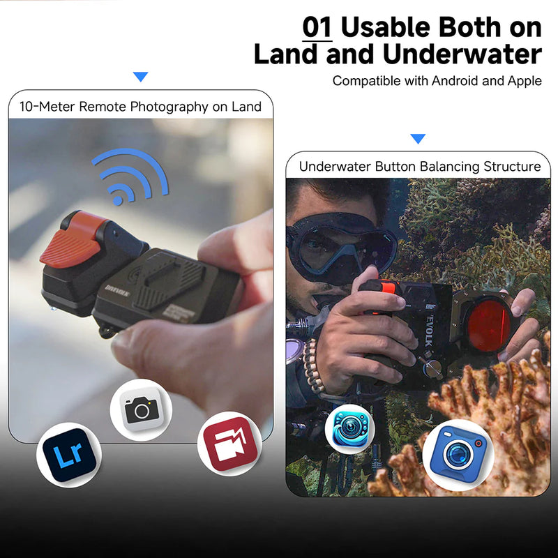 Divevolk External Bluetooth Shutter Remote Product Photo
