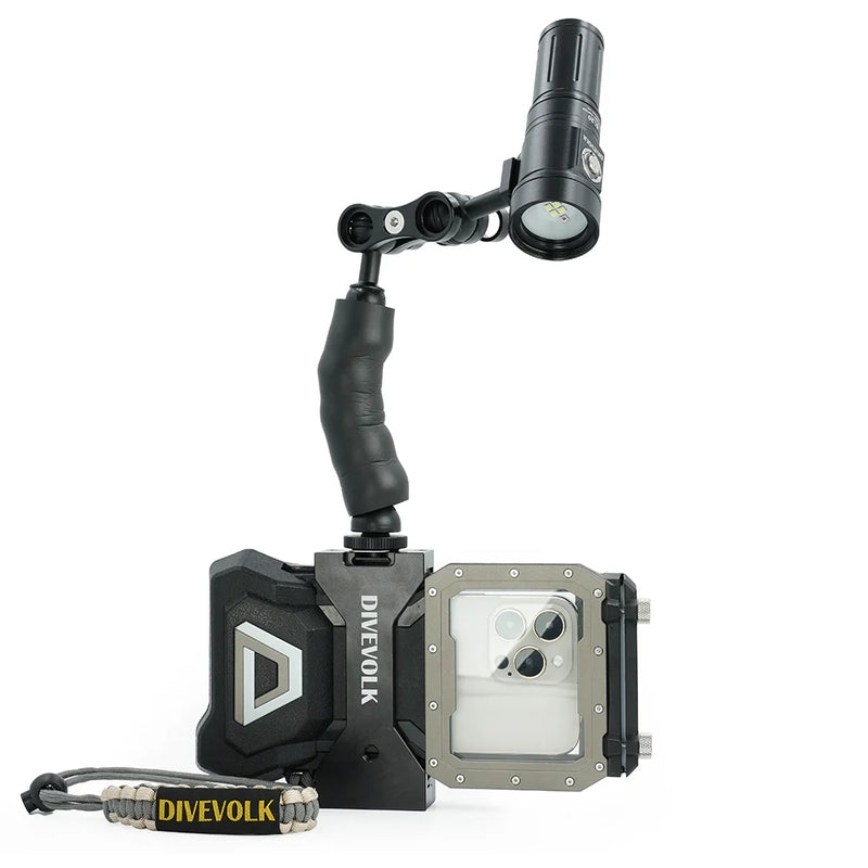 Divevolk 18cm Flexible Underwater Arm with Cold Shoe Product Photo