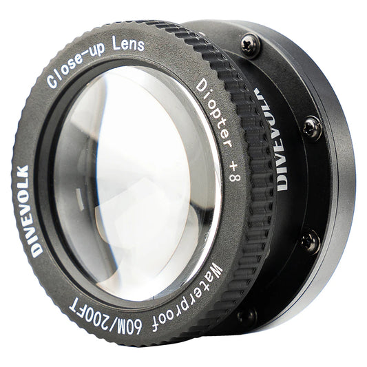 Divevolk +8 Underwater Macro Lens for Close-Up Diving Photography Product Photo