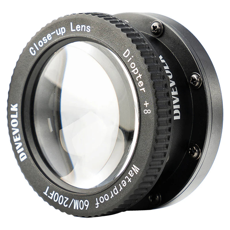 Divevolk +8 Underwater Macro Lens for Close-Up Diving Photography Product Photo