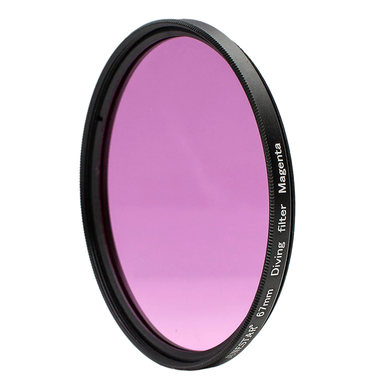 Divevolk 67mm Magenta Filter for Green Water Diving Product Photo