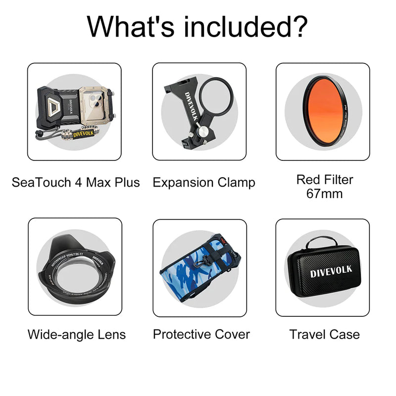 Divevolk Ocean Kit Underwater Smartphone Camera Bundle Product Photo
