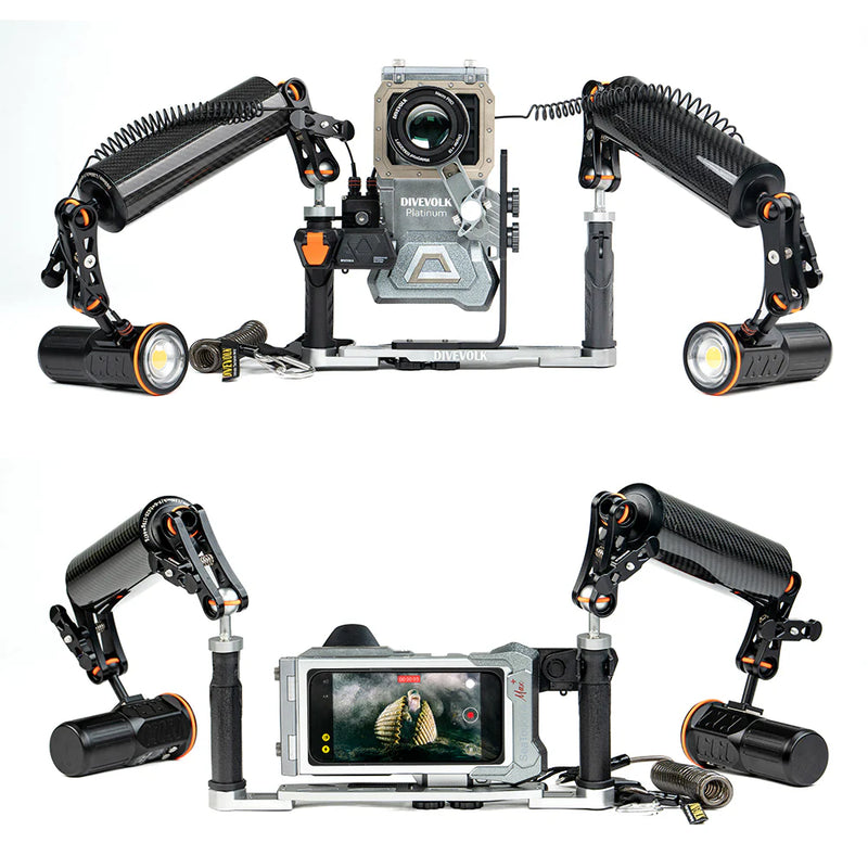 Divevolk Platinum Almighty SL120 Underwater Cinema Kit Product Photo