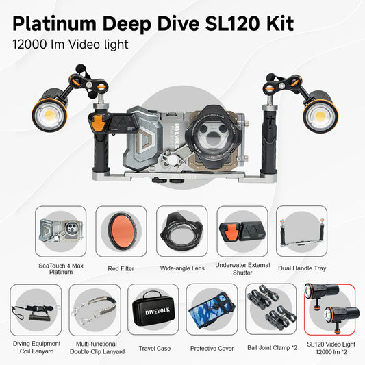Divevolk Platinum Deep Dive SL120 Underwater Cinema Kit Product Photo