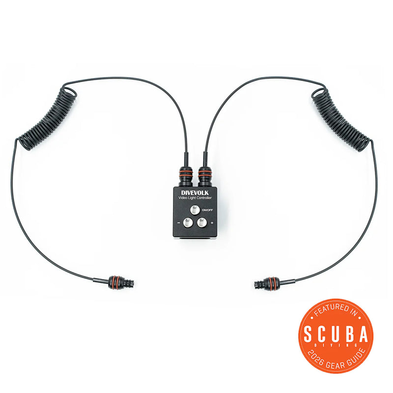Divevolk Remote Control with Optical Fiber Cables for Underwater Lights Product Photo