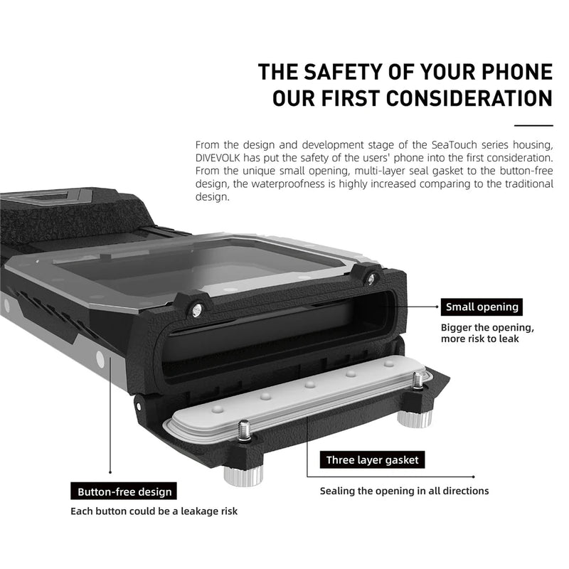 Divevolk SeaTouch 4 Max Plus Underwater Smartphone Housing Product Photo