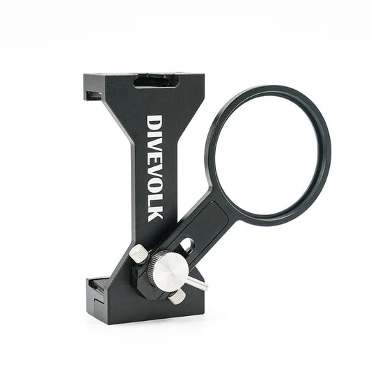 DIVEVOLK SeaTouch 4 Max Plus Expansion Clamp with 67 mm Adapter Arm-Scuba Schools of America