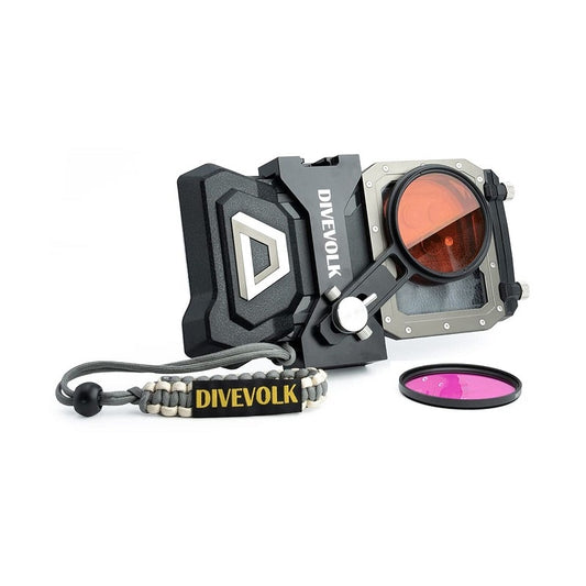 DIVEVOLK SeaTouch 4 Max Plus Filter Kit Underwater Housing for Smartphones-Scuba Schools of America