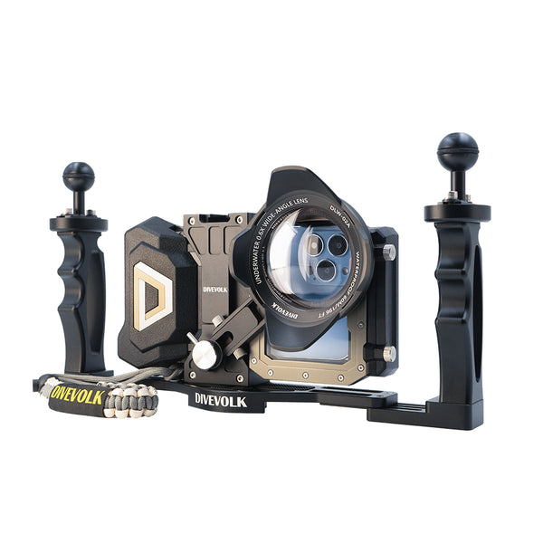 DIVEVOLK SeaTouch 4 Max Plus Videography Kit Underwater Housing for Smartphones-Scuba Schools of America