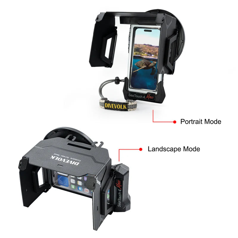 DIVEVOLK SeaTouch 4 Max Water Sports Kit, Underwater Housing for Smartphones-Scuba Schools of America