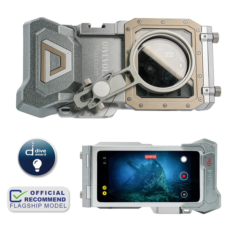 Divevolk SeaTouch 4 Max Platinum Underwater Housing Product Photo