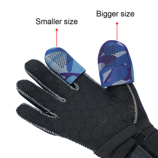DIVEVOLK Touchscreen Finger Cot for Dry Suit Gloves for SeaTouch 4 Max Housing-Scuba Schools of America