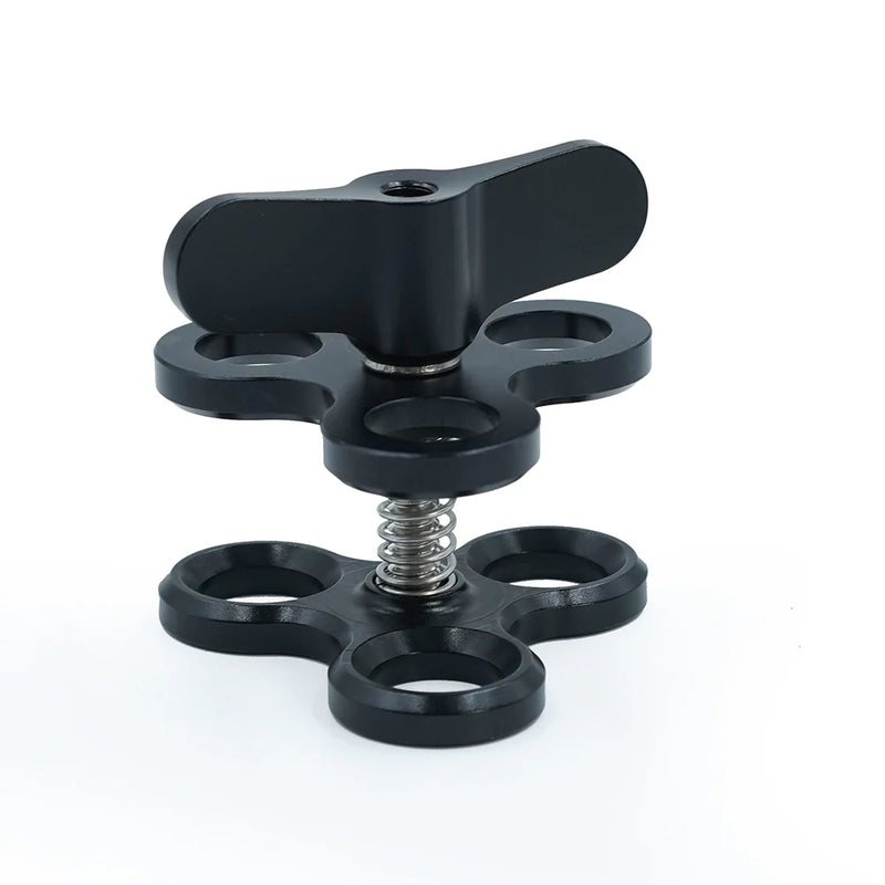 Divevolk Triple Ball Joint Clamp for Underwater Camera Rigs Product Photo