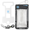 mpact Snorkel waterproof phone case with lanyard and clear window, showing smartphone protection for water activities
