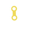 Innovative Scuba Concepts snorkel keeper - yellow silicone with dual ring design