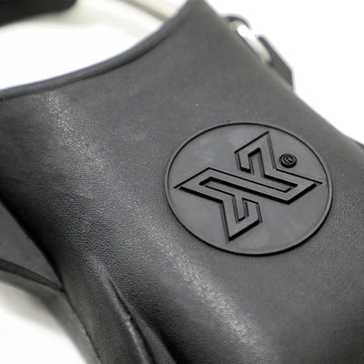 XDEEP Soft L-Size dive fins with spring heel strap — durable, comfortable molded rubber fins designed for serious divers