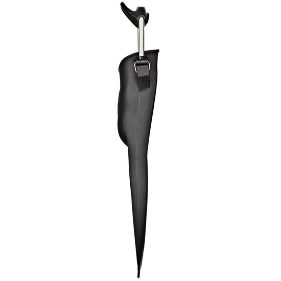XDEEP Hard XL-Size dive fins with spring heel strap — durable molded rubber fins designed for serious divers, featuring a firm blade and adjustable spring straps for a secure fit.