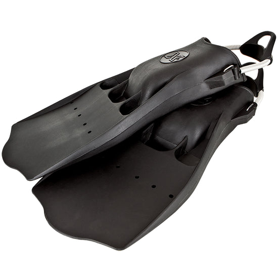 XDEEP Medium Stiff L-Size Jet Fins with Spring Straps – Heavy-Duty Scuba Diving Fins for Technical and Recreational Divers