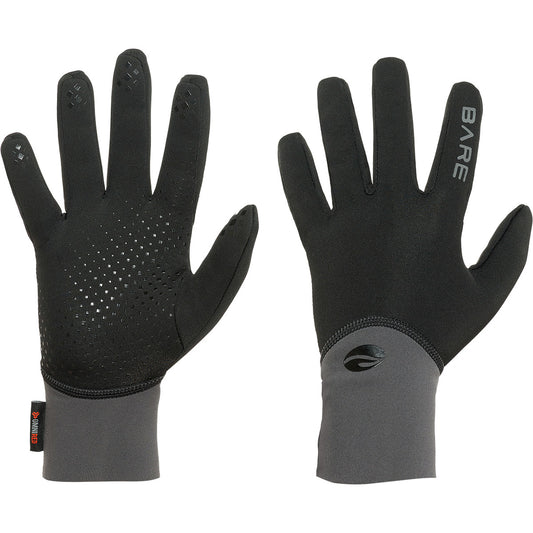 EXOWEAR GLOVES - BLK/GRY-Scuba Schools of America