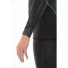 EXOWEAR LONG SLEEVE TOP, WOMEN'S - BLK/GRY