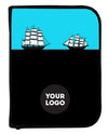 Scuba diving logbook with turquoise cover featuring sailing ships design - Innovate Scuba Concepts