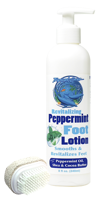 PEPPERMINT FOOT & BODY LOTION 8 OZ