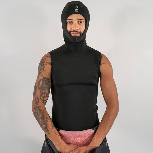 Men's Neoprene Hooded Diving Vest Product Photo