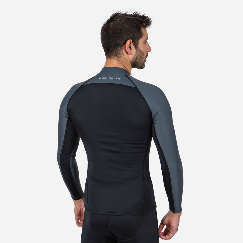 Men's Thermocline Front Zip Long Sleeve Dive Top Product Photo