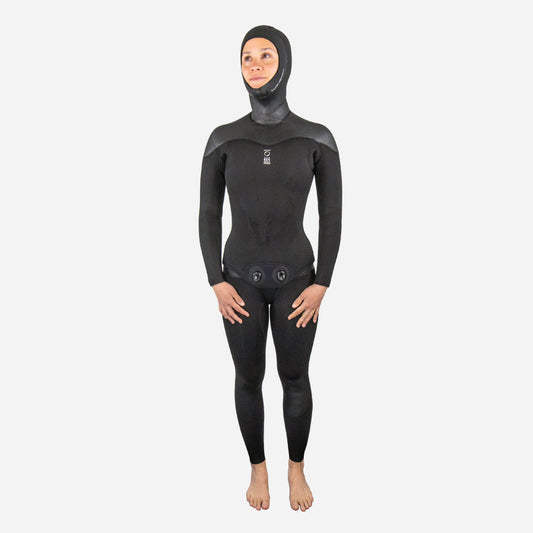 Women's RF2 Hooded 6/5/4mm Freediving Jacket Product Photo