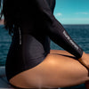 Women's Thermocline Long Sleeve Swimsuit Front Zip Product Photo