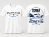Pacific Star / Scuba Schools of America – Men's Tee Shirt