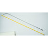 Yellow and silver metal lionfish tamer rods shown side-by-side on a white surface