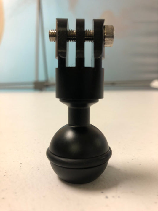 GoPro Camera Mount with 1 Inch Ball Attachment, Underwater Ball-Arm Adapter for Stable Video Rigs-Scuba Schools of America