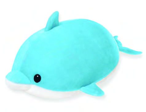 Dotty the Plush Dolphin – Light Blue