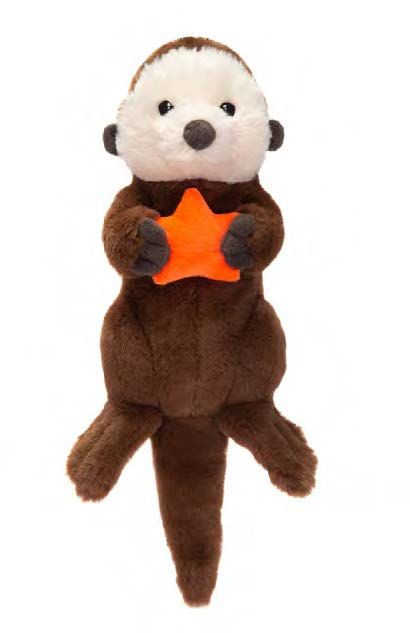 Brown Otter Plush Holding Star – Innovate Scuba Concepts