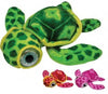 Green Sea Turtle Plush with Mini Turtles