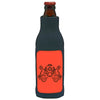 Innovate Scuba Concepts neoprene bottle koozie with sea turtle design on light blue background - keeps beverages cold during diving trips
