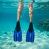 HERMES Full-Foot Snorkel Fins, Soft Comfortable Fit with Balanced Lightweight Blade-Scuba Schools of America