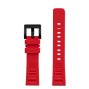 Hawaiian Lifeguard 22mm Replacement Red Strap with Black Buckle