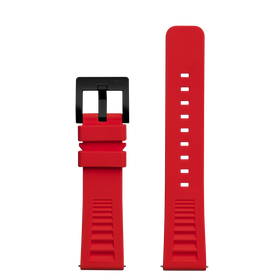 Hawaiian Lifeguard 22mm Replacement Red Strap with Black Buckle