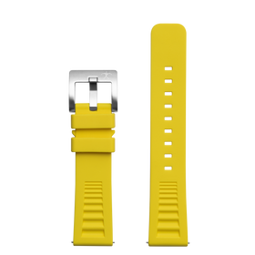 Hawaiian Lifeguard 22mm Replacement Yellow Strap with Steel Buckle