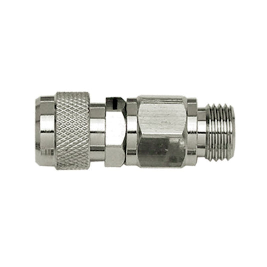 Innovate Scuba Concepts knurled hand-tighten hose connector with male threaded fitting for secure air line connections