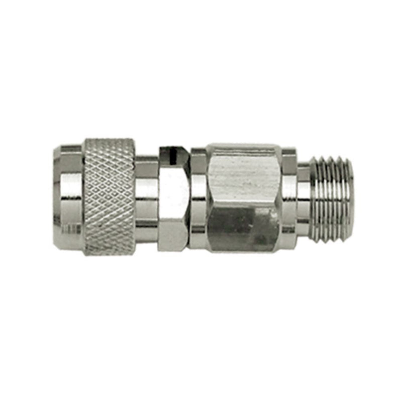 Innovate Scuba Concepts knurled hand-tighten hose connector with male threaded fitting for secure air line connections