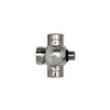 Innovate Scuba Concepts chrome-plated brass swivel fitting with multiple connection ports for scuba diving equipment