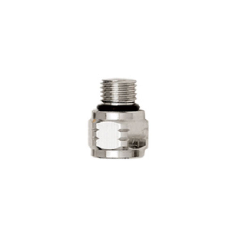 Innovate Scuba Concepts compact threaded adapter with hexagonal design for secure scuba gear connections