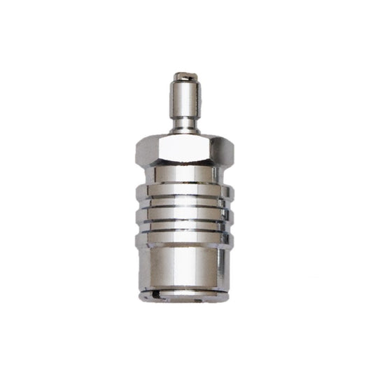 Innovate Scuba Concepts quick disconnect coupling showing compact design and durable stainless steel finish for underwater use